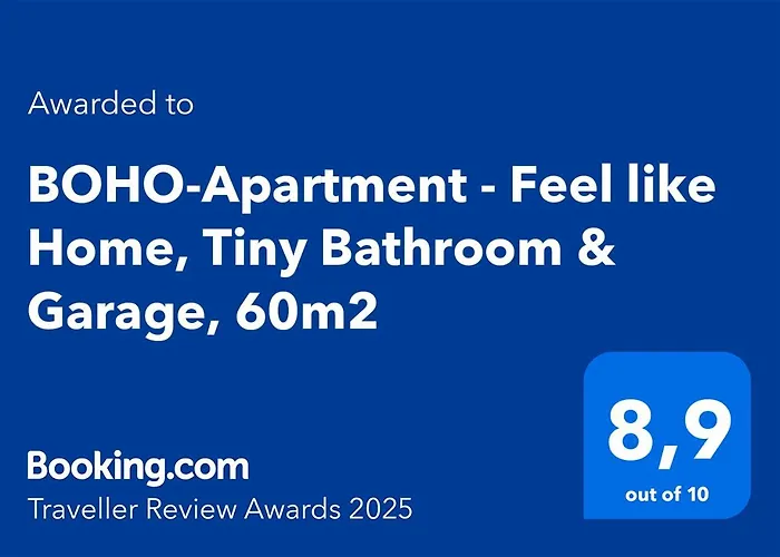 Boho-apartment - Feel Like Home, Tiny Bathroom & Garage, 60m2 Mühlacker